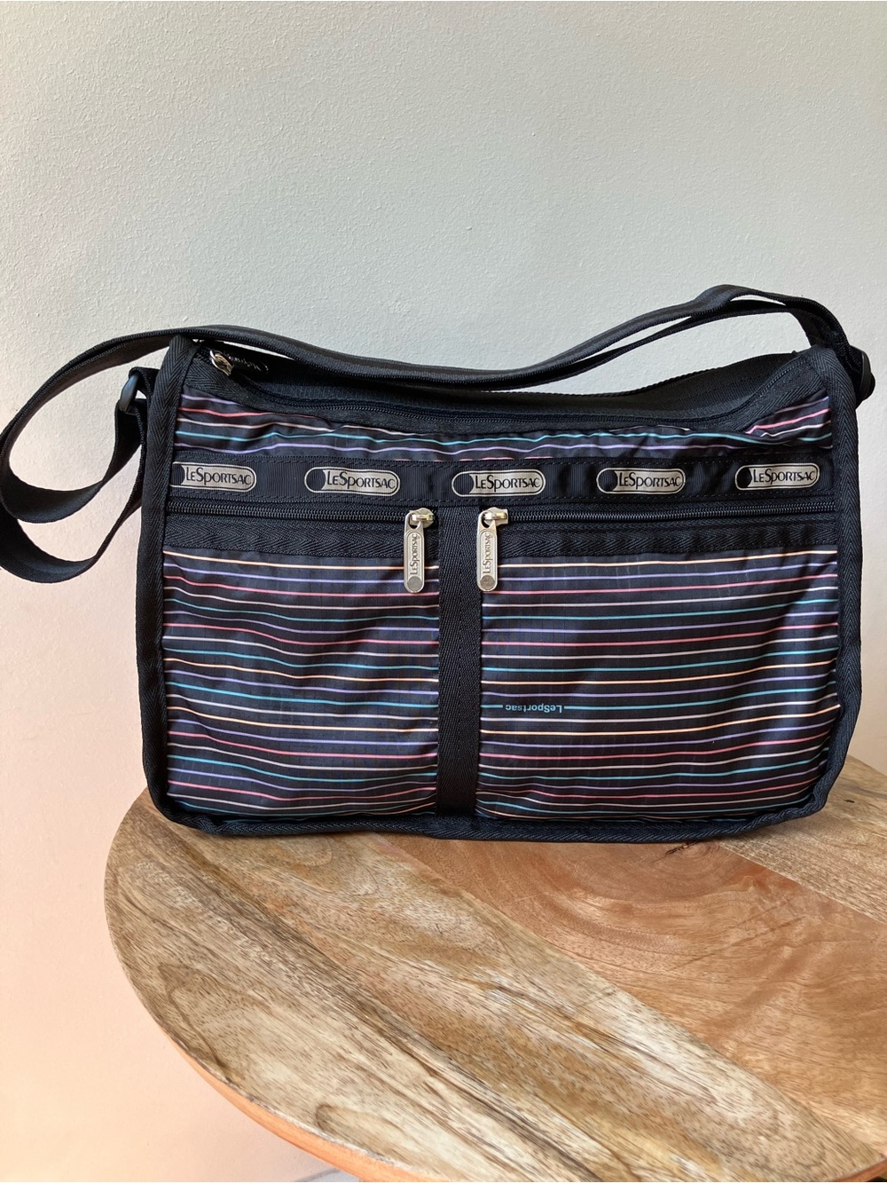 LeSportSac | Deluxe Everyday Crossbody Bag Retro Multicolor Stripe